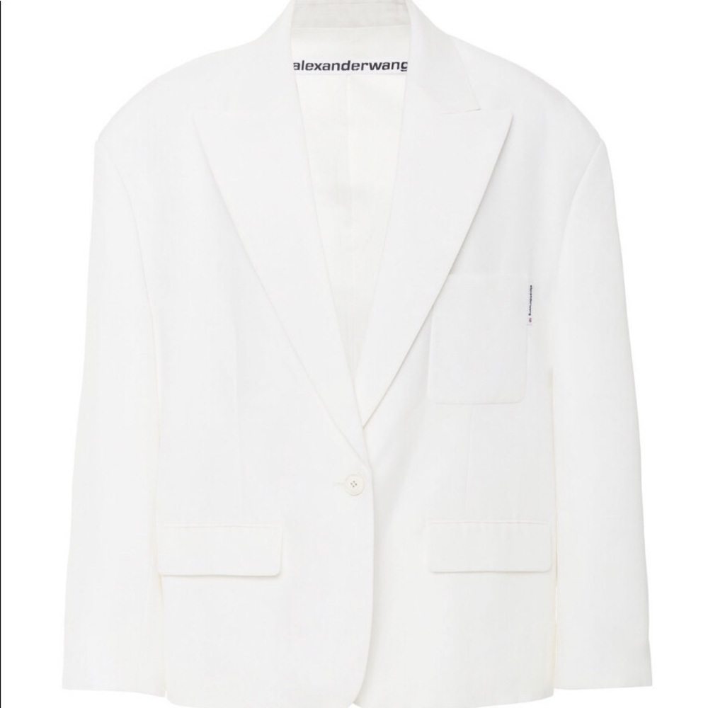 NWT Alexander Wang oversized white blazer XS